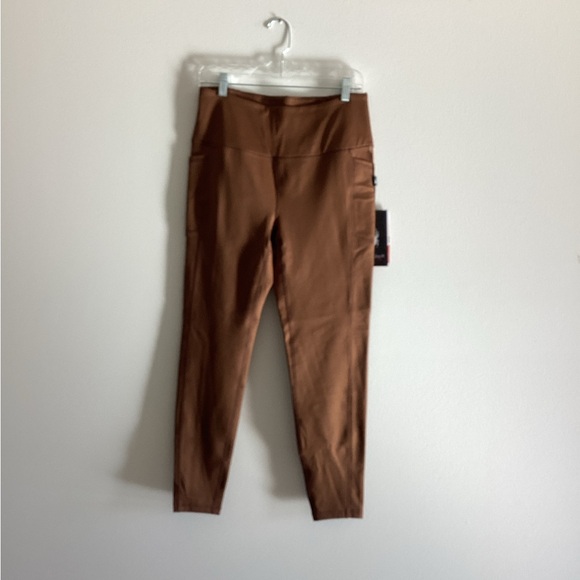 Spyder brand Brown High-Waisted Leggings for women large - Picture 1 of 9